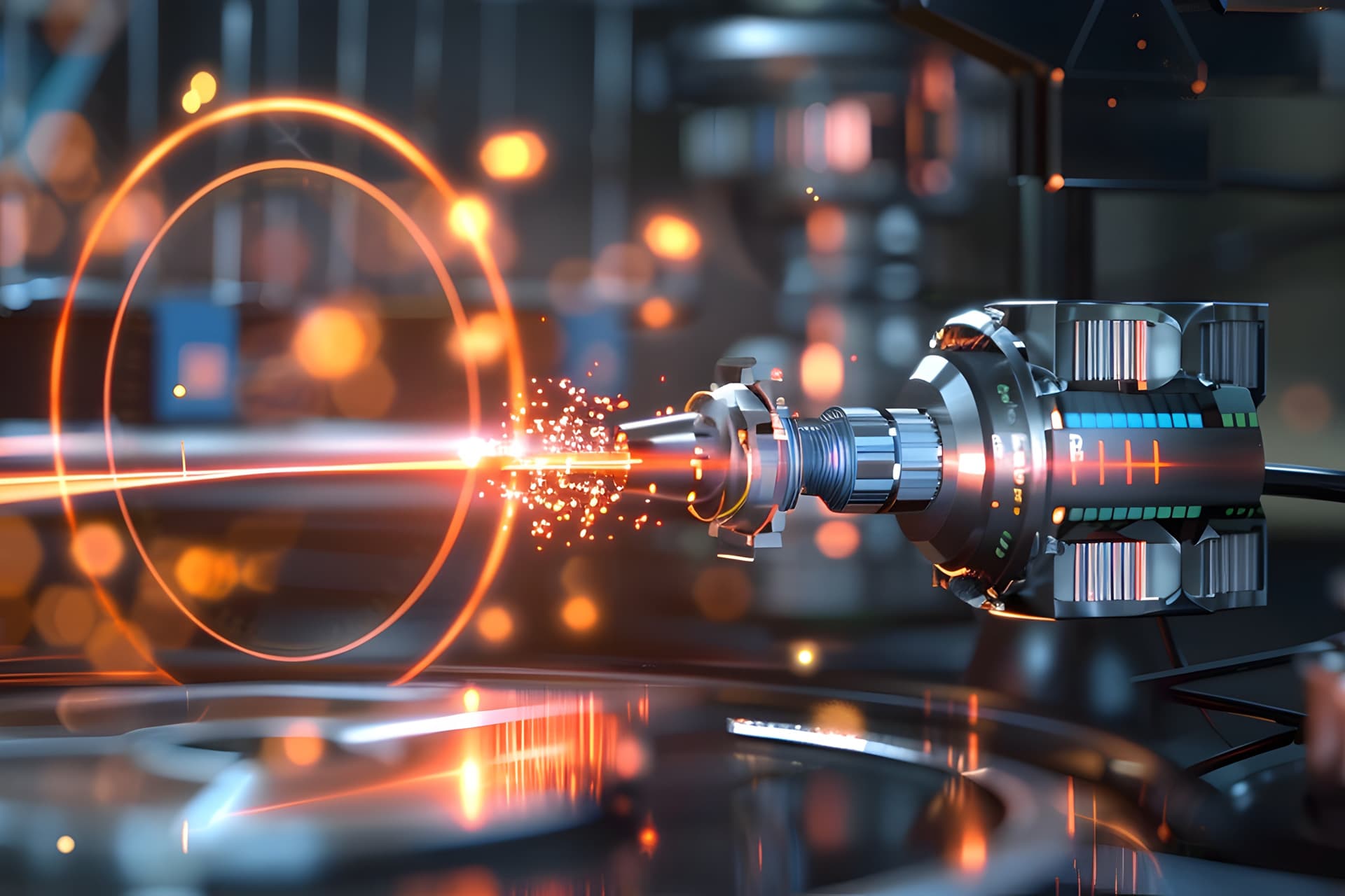 Bild von einem Laser